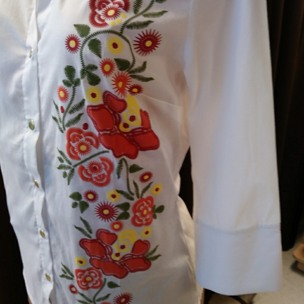 Authentic blouse Made In Colombia - Picture 2 of 5